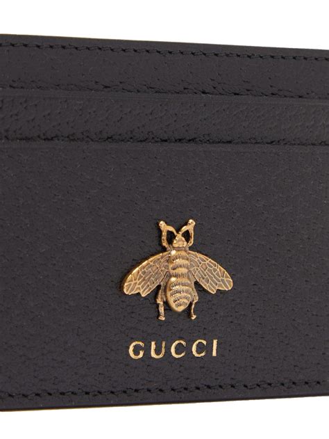 bee-embellished leather cardholder gucci|12 Best Gucci Cardholders To Solve Your Storage Needs.